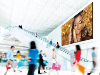 Video wall in shopping mall-Audiovisual-Product