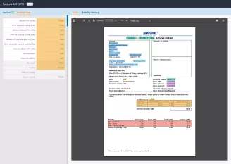 Detail Faktury - Vytěžování