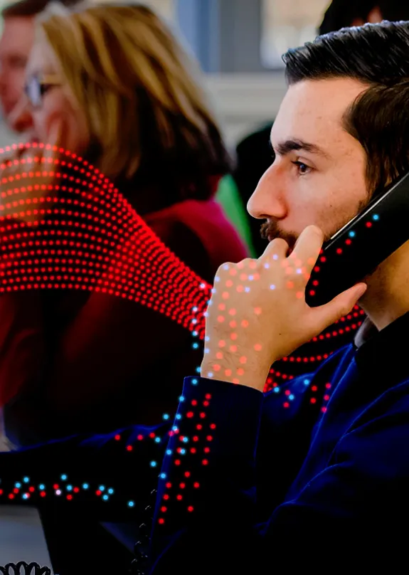 Man talking on the phone